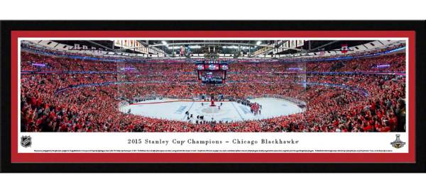 Blakeway Panoramas Chicago Blackhawks Framed Panorama Poster