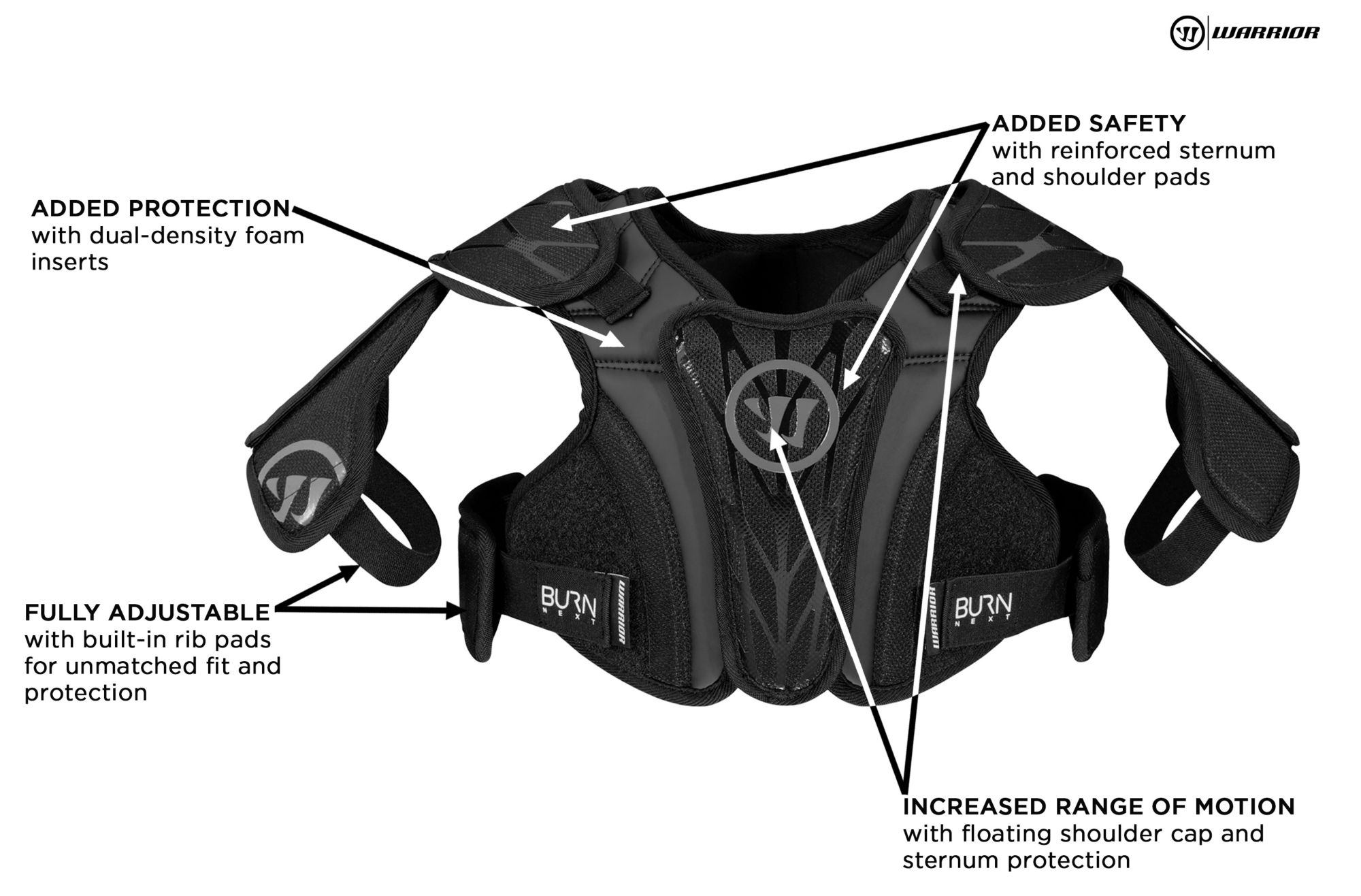 warrior shoulder pads lacrosse