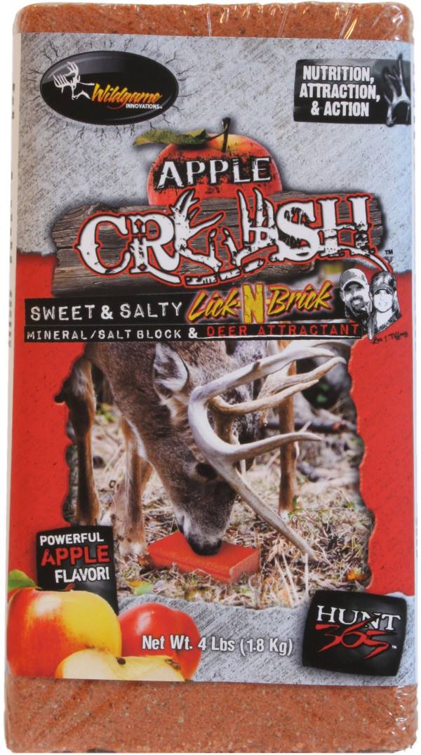 Wildgame Innovations Apple Crush Lick-n-Brick Block Deer Attractant