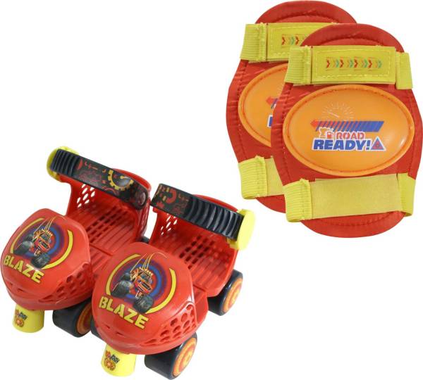 Playwheels Boys' Blaze and the Monster Machines Roller Skates and Knee Pads product image