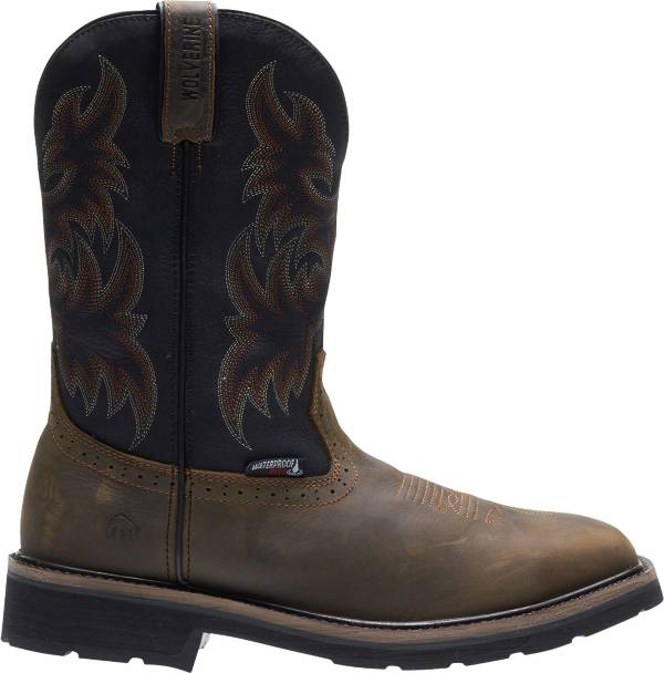 Wolverine Men's Rancher Wellington Waterproof Steel Toe Work Boots