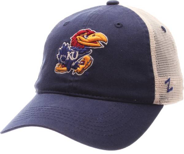 Zephyr Men's Kansas Jayhawks Blue/White University Adjustable Hat