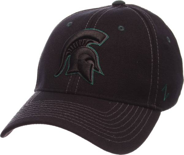 Zephyr Men's Michigan State Spartans Black Element ZClassic Flexfit Hat