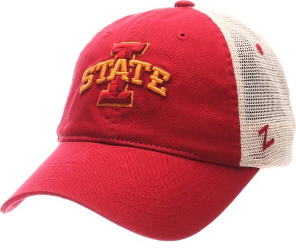 Zephyr Men's Iowa State Cyclones Cardinal/White University Adjustable Hat