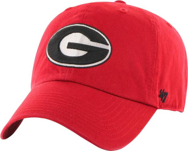 '47 Men's Georgia Bulldogs Red Clean Up Adjustable Hat