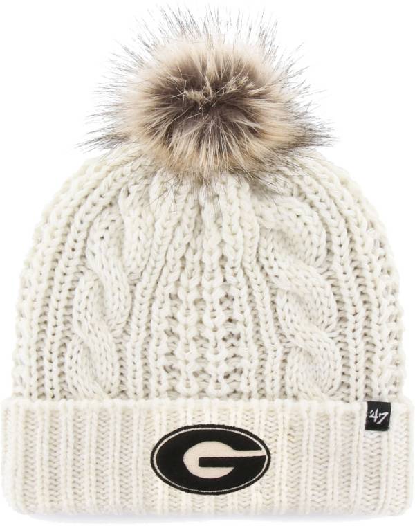 '47 Women's Georgia Bulldogs Meeko Cuffed Knit White Hat product image