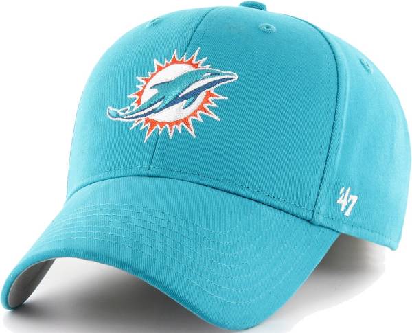 '47 Men's Miami Dolphins Clean Up Aqua Adjustable Hat product image