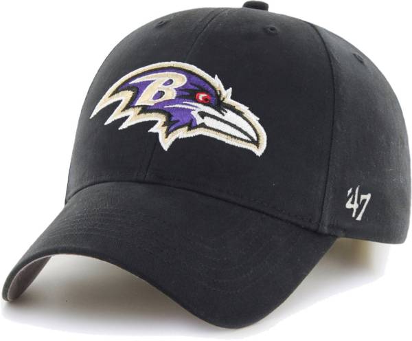 ‘47 Boys' Baltimore Ravens Basic MVP Kid Black Hat