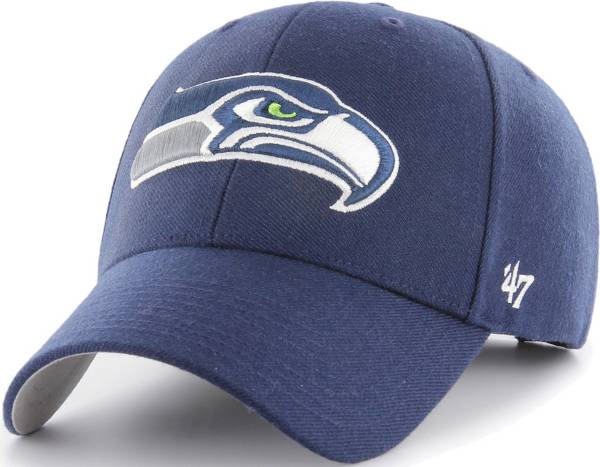 '47 Men's Seattle Seahawks MVP Navy Adjustable Hat