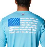 Columbia Men's Terminal Tackle PFG Fish Flag Long Sleeve Shirt product image