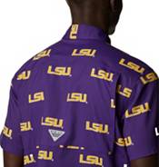 Columbia Men's LSU Tigers Purple Super Slack Button Down Shirt product image