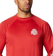 Columbia Men's Ohio State Buckeyes Scarlet Terminal Tackle Long Sleeve T-Shirt product image