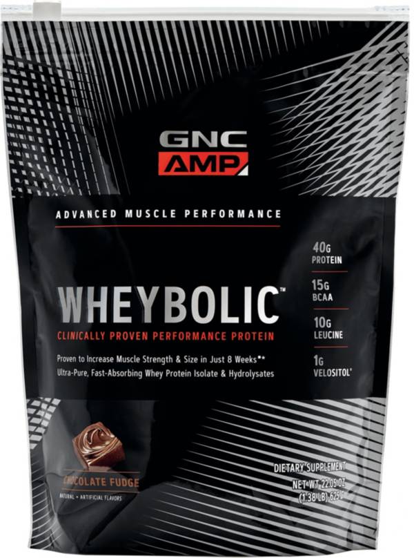 GNC AMP Wheybolic Protein Chocolate Fudge 10 Servings product image