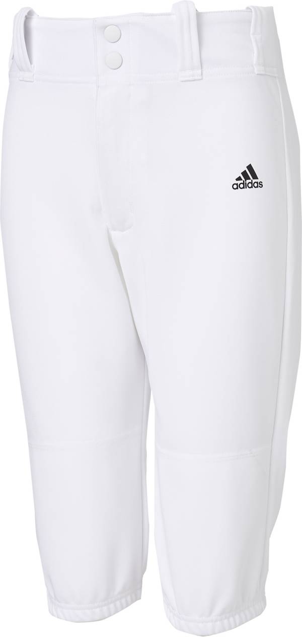 adidas Boys' Triple Stripe Knicker Baseball Pants