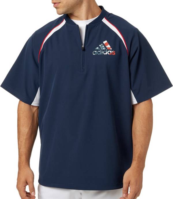 adidas Men's Triple Stripe America Baseball Jacket