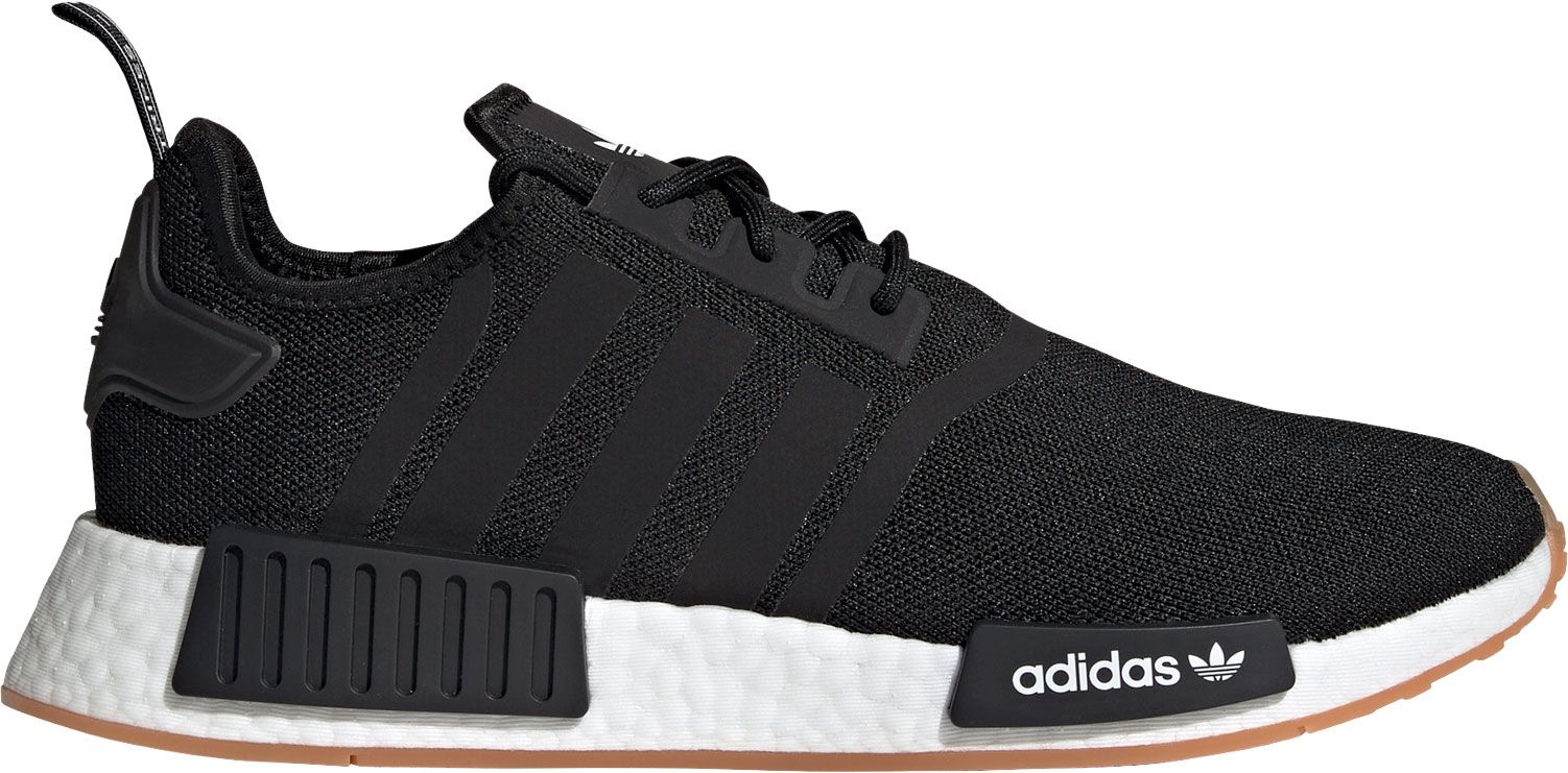 mens black and white nmd