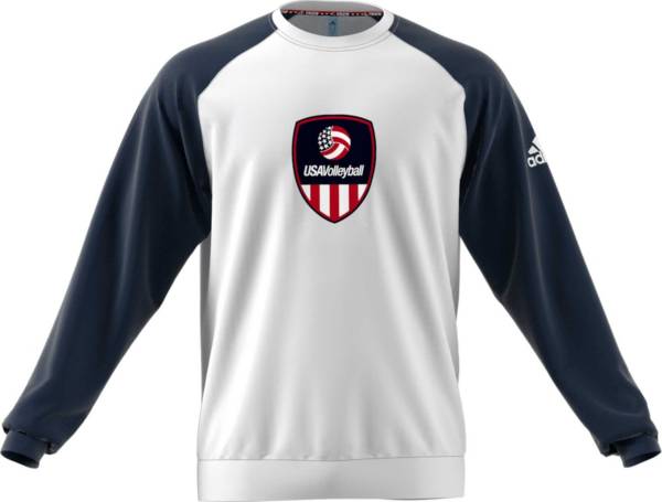 adidas Men's USA Volleyball Henley Sweatshirt