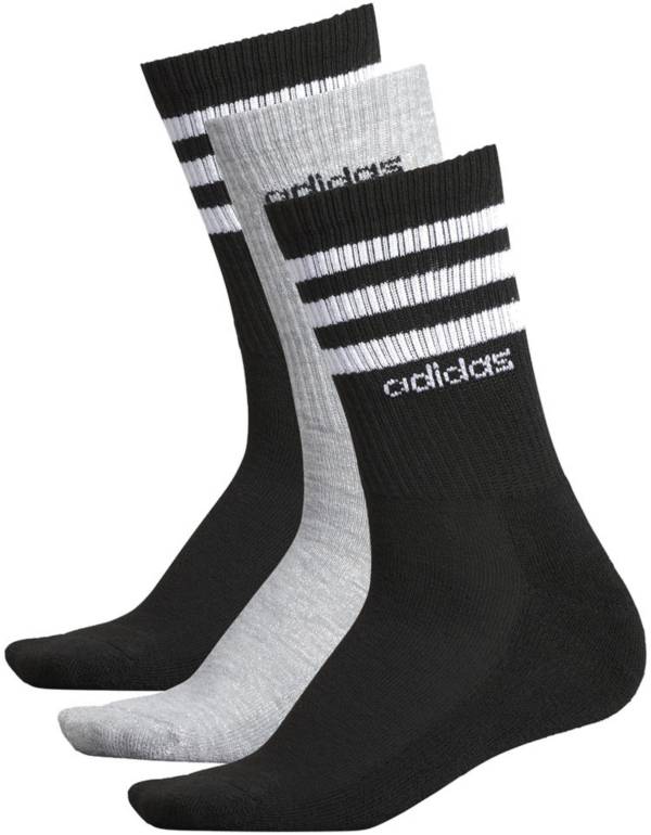 adidas Women's 3-Stripe Crew Socks - 3 Pack