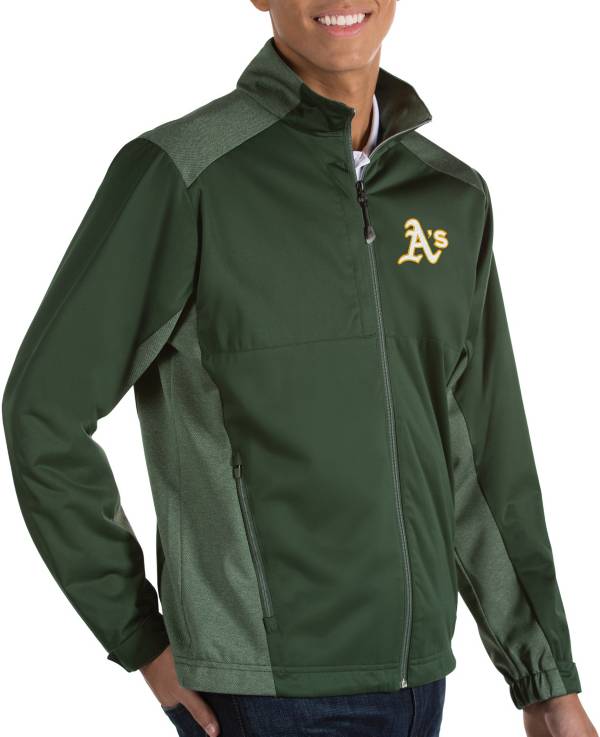 Antigua Men's Oakland Athletics Revolve Full-Zip Jacket