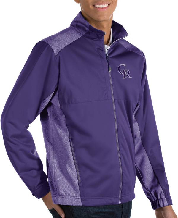 Antigua Men's Colorado Rockies Revolve Full-Zip Jacket