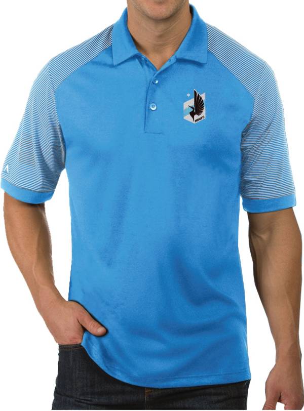 Antigua Men's Minnesota United FC Engage Blue Polo