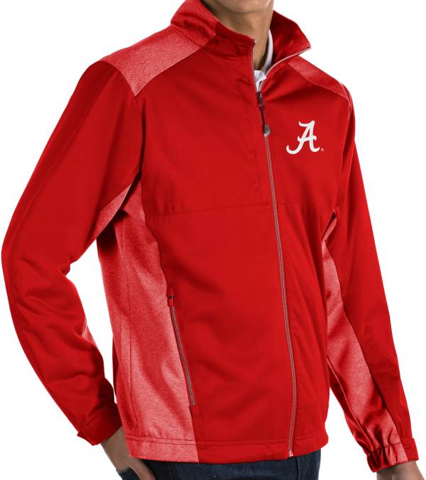 Antigua Men's Alabama Crimson Tide Crimson Revolve Full-Zip Jacket