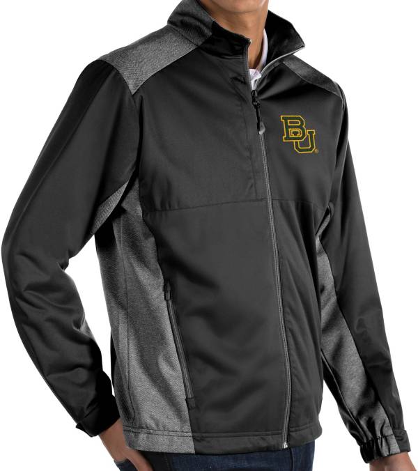 Antigua Men's Baylor Bears Revolve Full-Zip Black Jacket