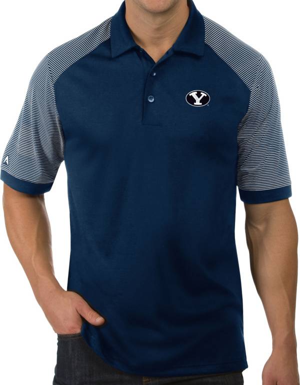 Antigua Men's BYU Cougars Blue Engage Performance Polo