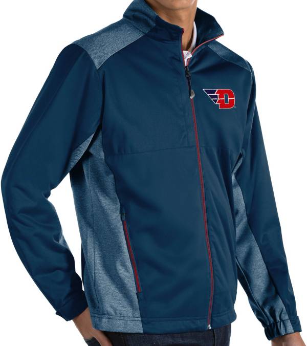 Antigua Men's Dayton Flyers Blue Revolve Full-Zip Jacket