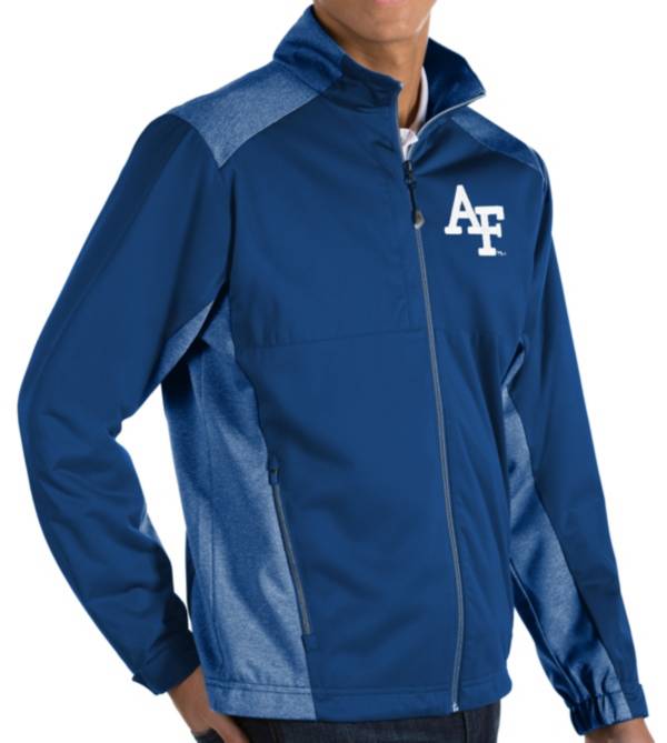 Antigua Men's Air Force Falcons Blue Revolve Full-Zip Jacket