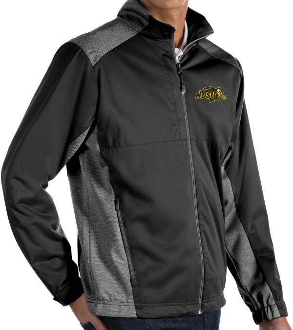 Antigua Men's North Dakota State Bison Revolve Full-Zip Black Jacket