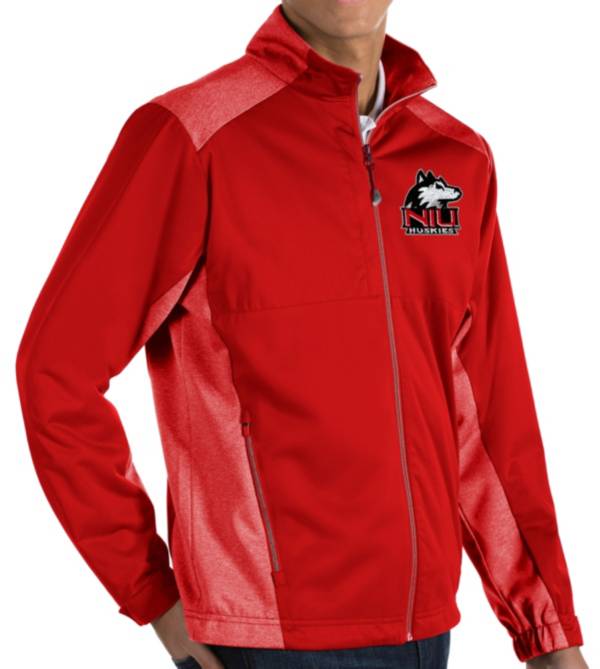 Antigua Men's Northern Illinois Huskies Cardinal Revolve Full-Zip Jacket