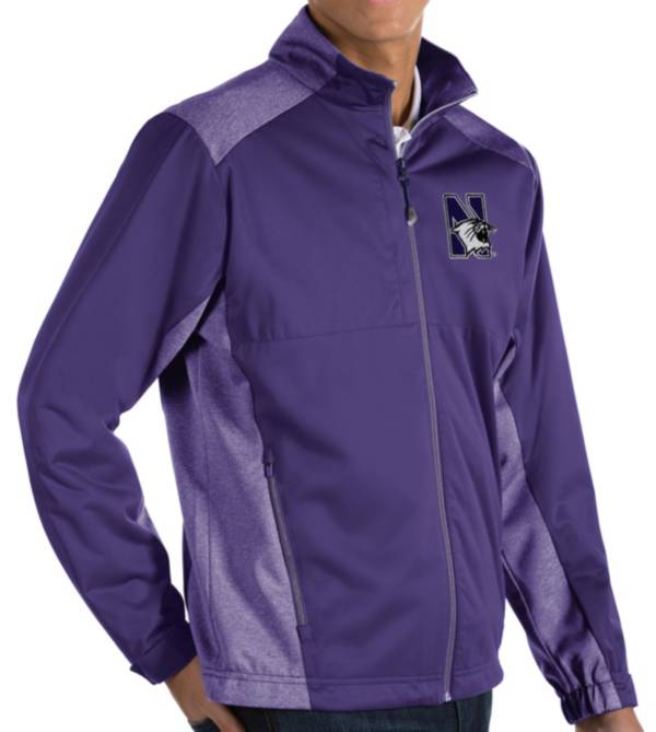 Antigua Men's Northwestern Wildcats Purple Revolve Full-Zip Jacket