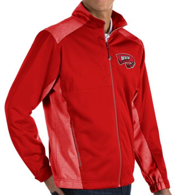 Antigua Men's Western Kentucky Hilltoppers Red Revolve Full-Zip Jacket