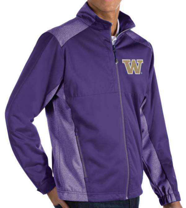 Antigua Men's Washington Huskies Purple Revolve Full-Zip Jacket