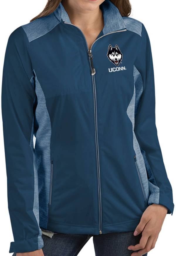 Antigua Women's UConn Huskies Blue Revolve Full-Zip Jacket