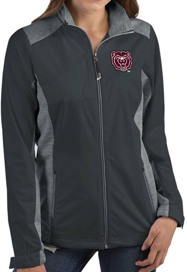 Antigua Women's Mississippi State Bulldogs Grey Revolve Full-Zip Jacket