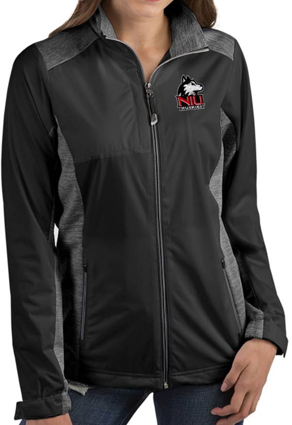 Antigua Women's Northern Illinois Huskies Revolve Full-Zip Black Jacket