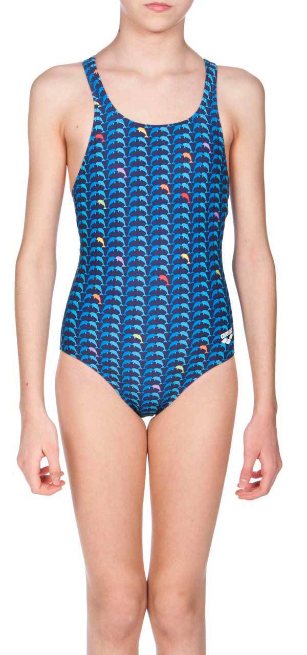 arena Girls' Dolphin MaxLife Pro Back Swimsuit