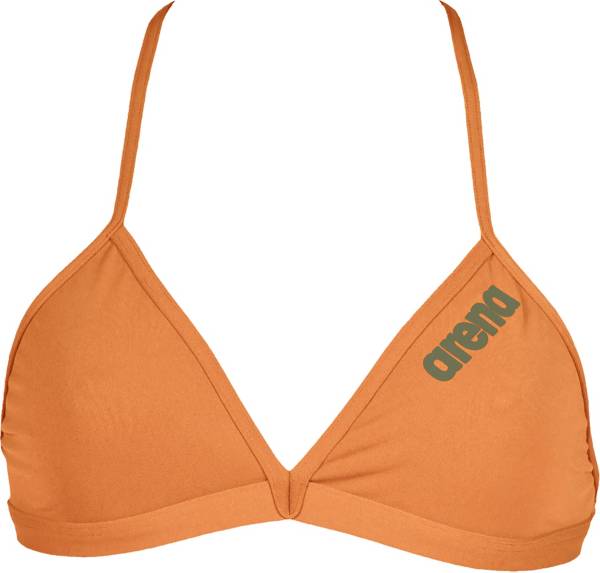 arena Women's Solid Tie Crossback Bikini Top