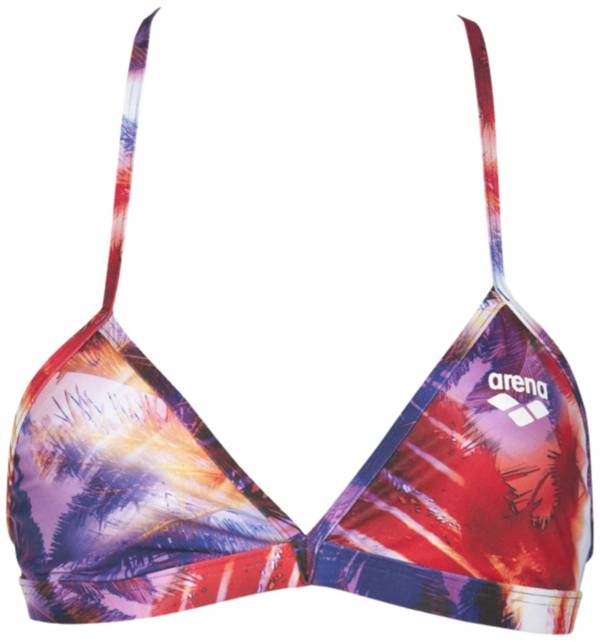 arena Women's Palm MaxLife Tie Back Bikini Top