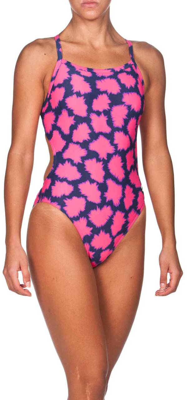 arena Women's Pow Challenge MaxLife Thin Strap Open Back Swimsuit