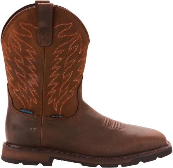 Ariat Men's Groundbreaker Waterproof Steel Toe Western Work Boots