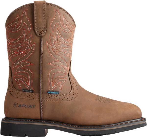 Ariat Men's Sierra Delta Waterproof Steel Toe Western Work Boots