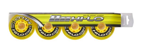 Bauer HI-LO Street 80MM Roller Hockey Wheels – 4 Pack