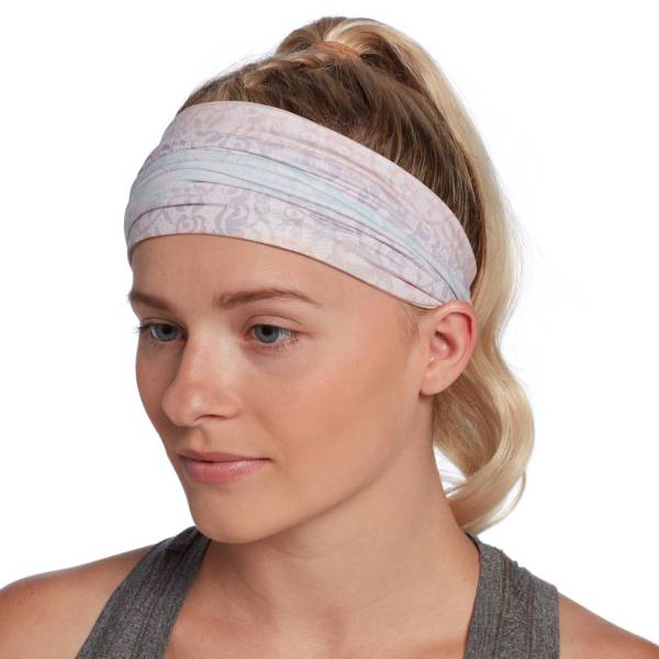 CALIA Women's Reversible Print Wide Knit Headband