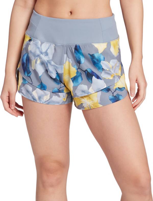 CALIA Women's Anywhere Printed Petal Hem Shorts