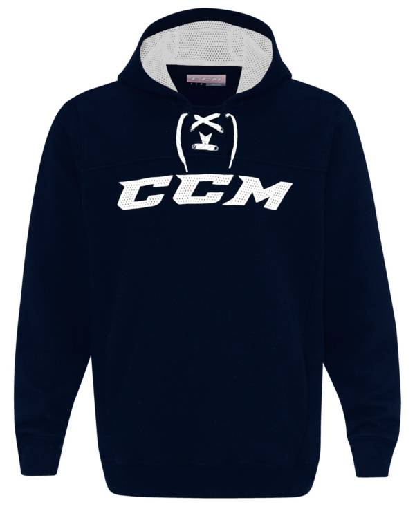 CCM Youth True to Hockey Lace Neck Hoodie