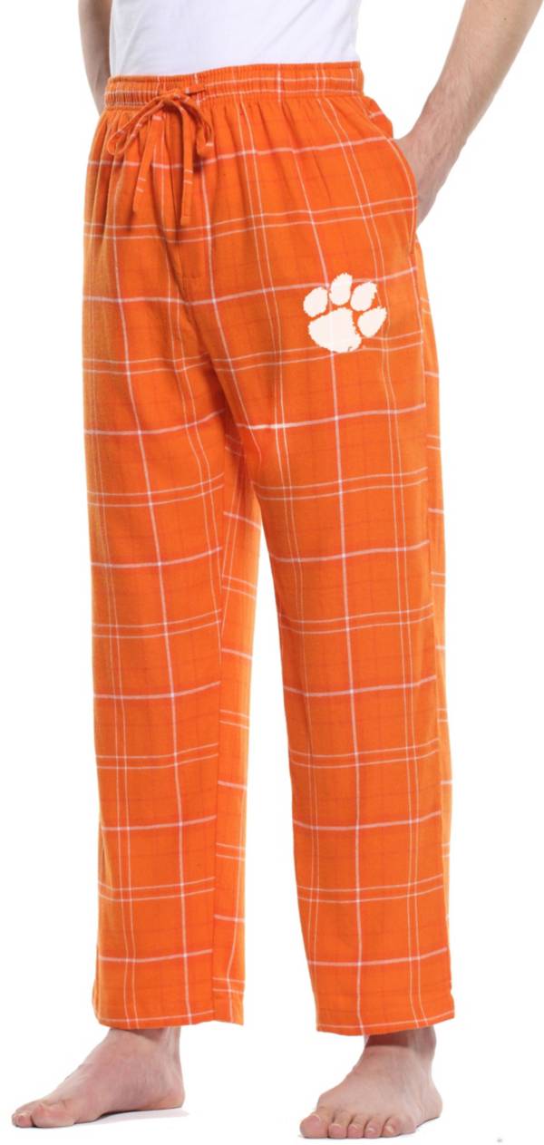 Concepts Sport Men's Clemson Tigers Orange/White Ultimate Sleep Pants