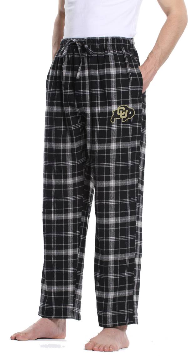 Concepts Sport Men's Colorado Buffaloes Black/Grey Ultimate Sleep Pants